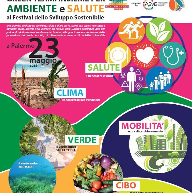 Green Team: a Palermo la formazione su ambiente e salute per le scuole