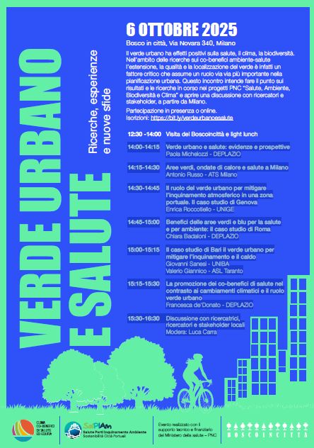 Verde urbano e salute Milano, 6 ottobre 2025 | Bosco in città, Via Novara 390