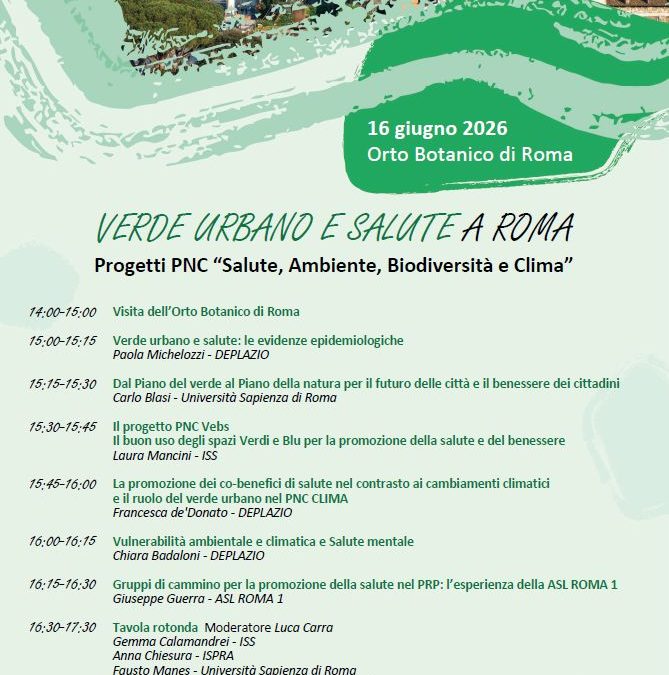 Verde urbano e salute: le nuove strategie per il benessere dei cittadini all’Orto Botanico di Roma